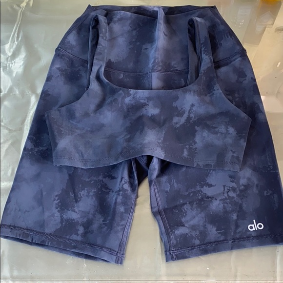 High-Waist Solarized Tie-Dye Set - Picture 3 of 7